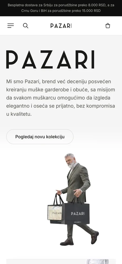 Prodavnica pazari.rs na telefonu
