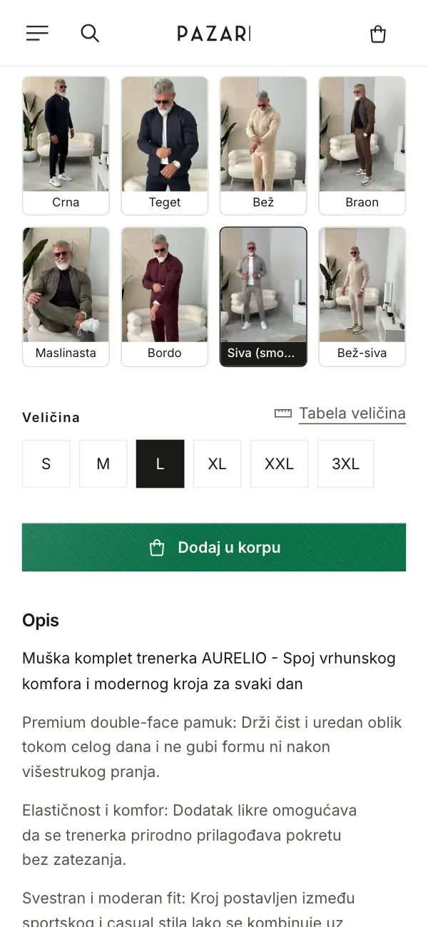 Pazari: boje kao fotografije