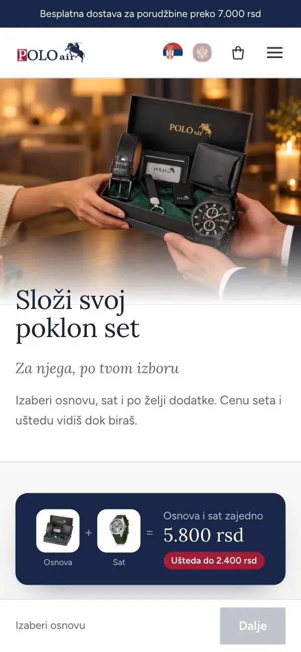 Polo Air: složi svoj poklon set