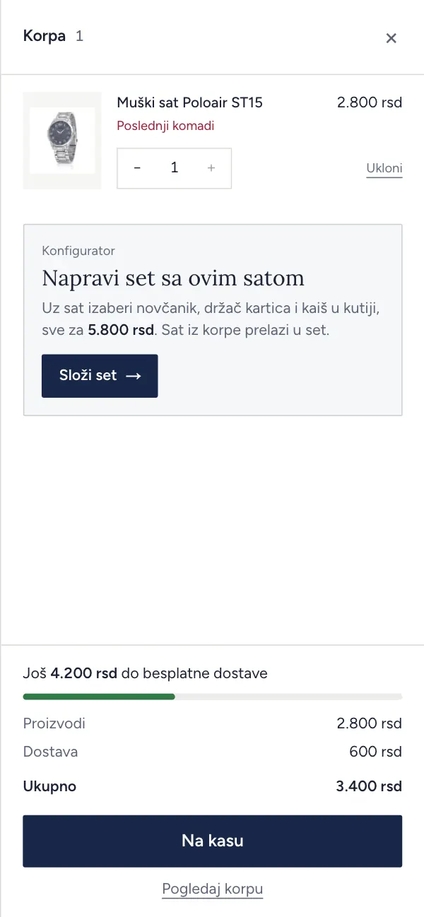 Polo Air: korpa predlaže ceo set