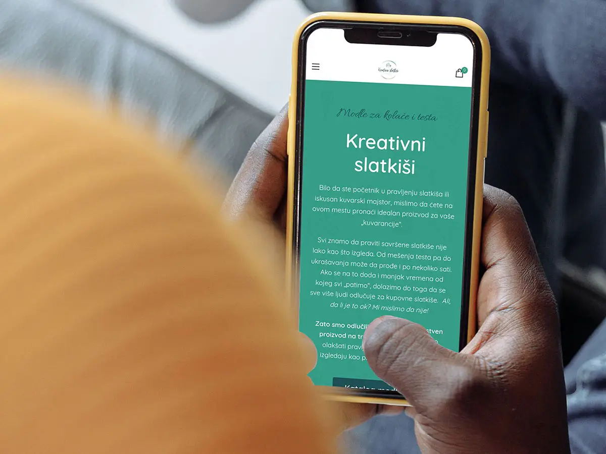 kreativnislatkisi com shop mobile mockup